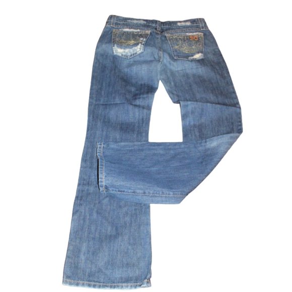 Joe’s Vintage Series 1971, Distressed, Boot Cut Size 26 30"x32.5" - Picture 7 of 8